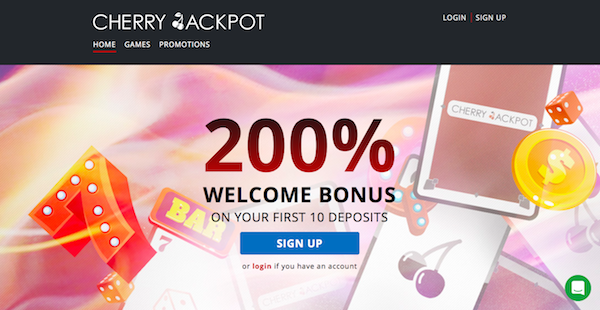 Cherry Jackpot No Deposit Bonus