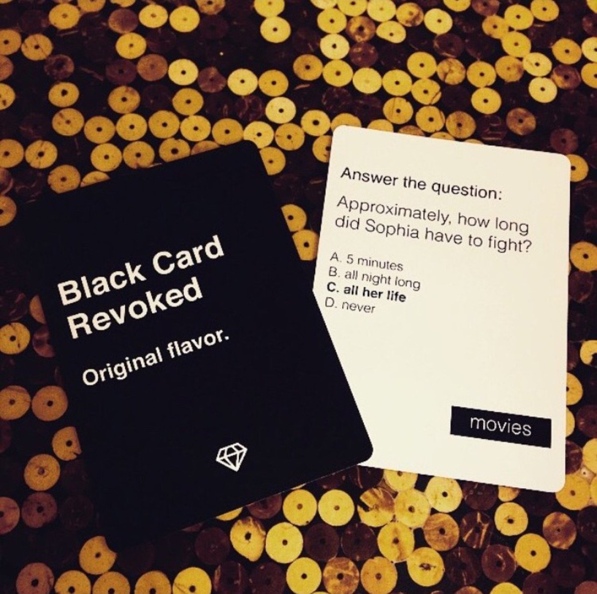 Black card revoked questions and answers